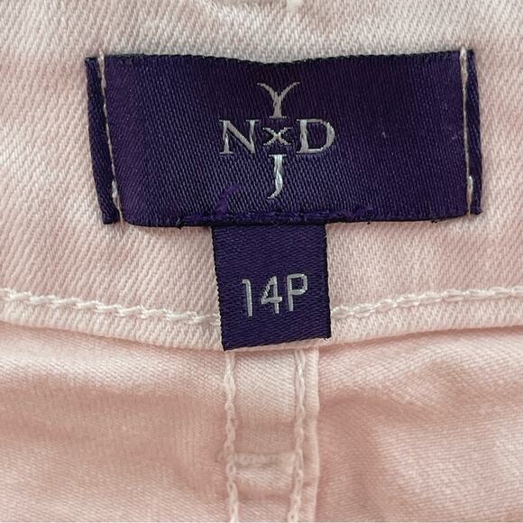 NYDJ Clarissa Ankle Jeans Pink Boho Preppy Stretch Comfy 14P - Picture 8 of 12